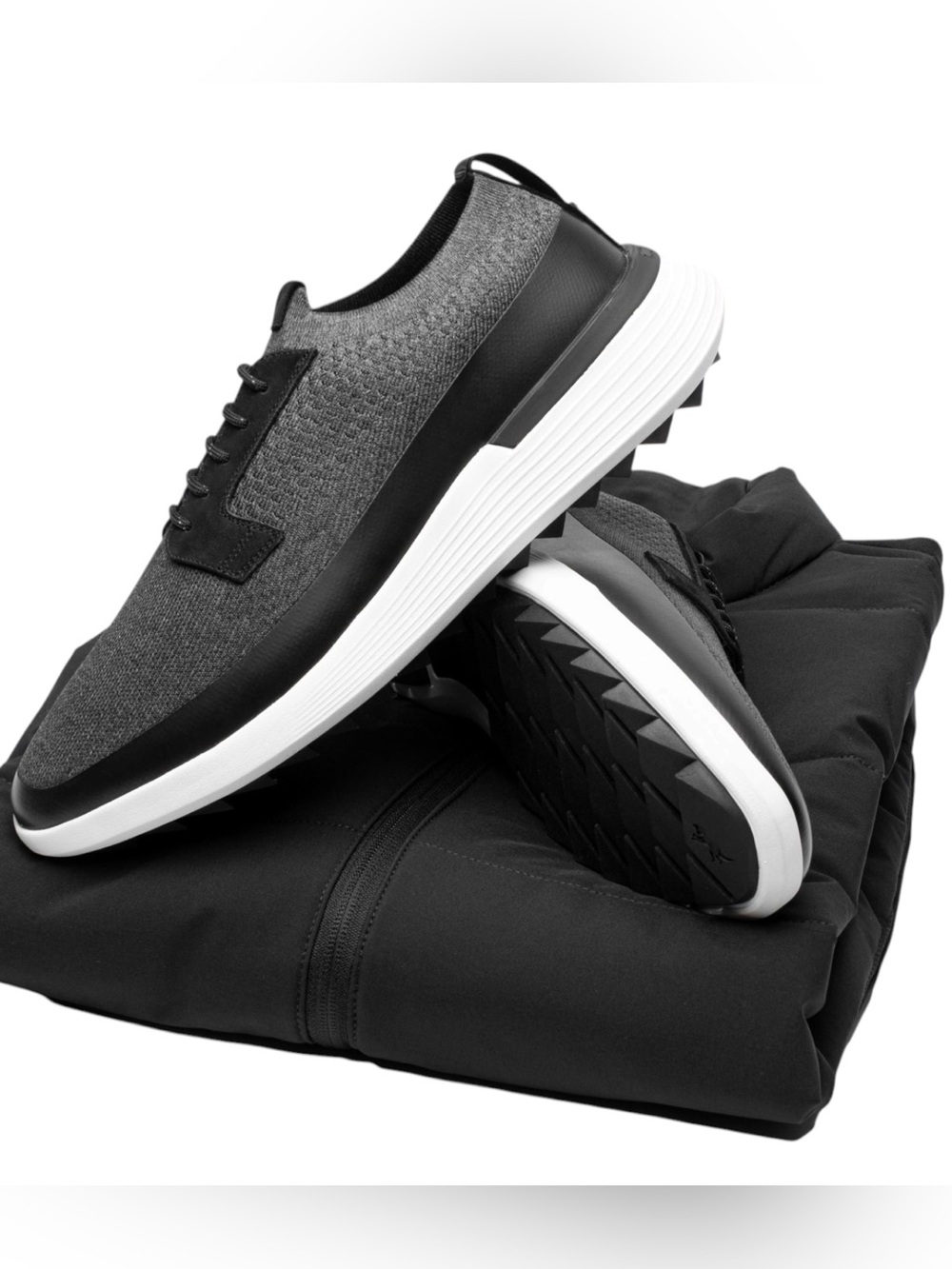 Wolf & Shepherd Swiftknit Derby Men 9 Hybrid Knit Sneaker WTZ Toothgrip Outsole